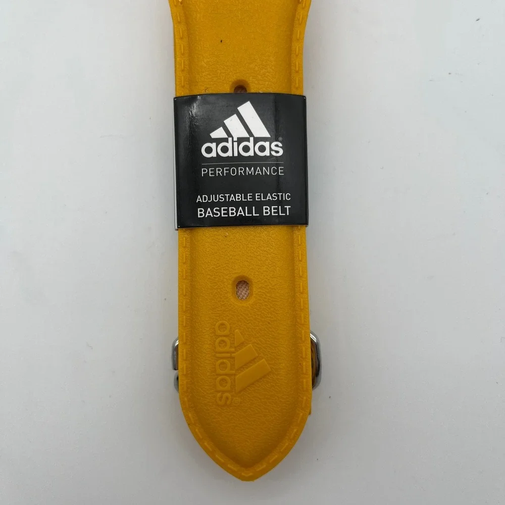 Adidas Baseball Belt Youth OSFM Gold Performance Adjustable Elastic BBA91GD - Picture 2 of 15